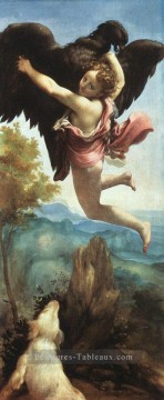  Anton Tableaux - Ganymède Renaissance maniérisme Antonio da Correggio
